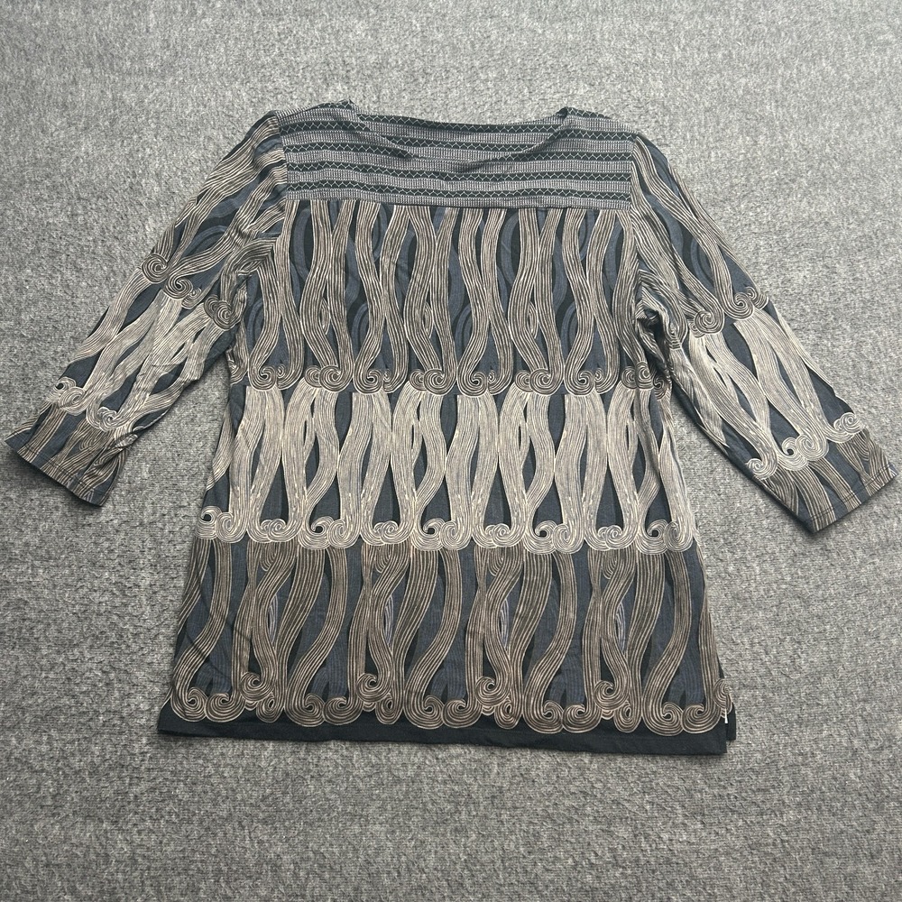 Metropolitan Museum Of‎ Art Womens Shirt XL Top Blouse Tunic Tendrils